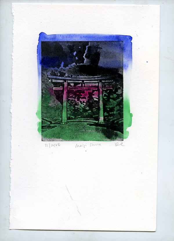 オーダー絵画A4 Meiji Art Print (Variable Edition Monoprint) — Katherine